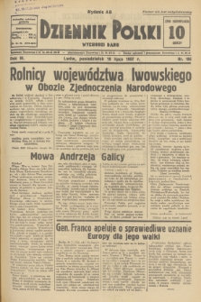 Dziennik Polski : wychodzi rano. R.3, 1937, nr 196