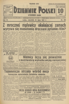 Dziennik Polski : wychodzi rano. R.3, 1937, nr 199