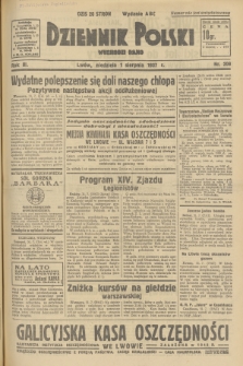 Dziennik Polski : wychodzi rano. R.3, 1937, nr 209