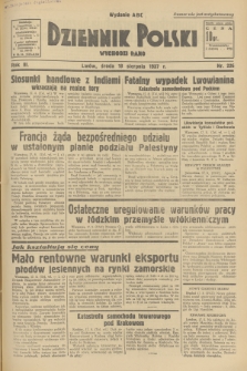 Dziennik Polski : wychodzi rano. R.3, 1937, nr 226