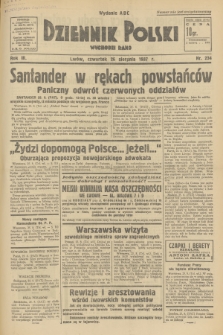 Dziennik Polski : wychodzi rano. R.3, 1937, nr 234