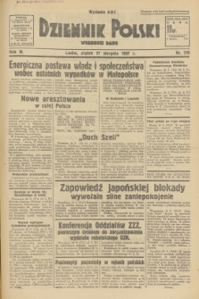 Dziennik Polski : wychodzi rano. R.3, 1937, nr 235