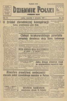 Dziennik Polski : wychodzi rano. R.3, 1937, nr 241