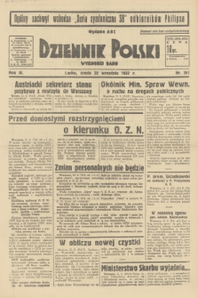 Dziennik Polski : wychodzi rano. R.3, 1937, nr 261