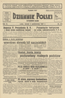 Dziennik Polski : wychodzi rano. R.3, 1937, nr 274