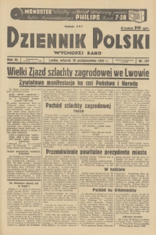 Dziennik Polski : wychodzi rano. R.3, 1937, nr 287