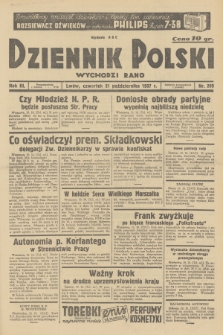 Dziennik Polski : wychodzi rano. R.3, 1937, nr 289