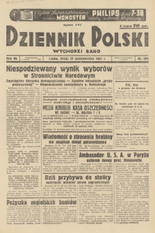 Dziennik Polski : wychodzi rano. R.3, 1937, nr 295