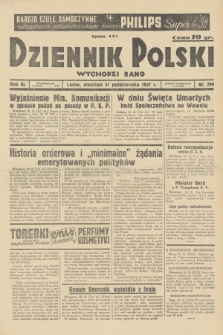 Dziennik Polski : wychodzi rano. R.3, 1937, nr 299