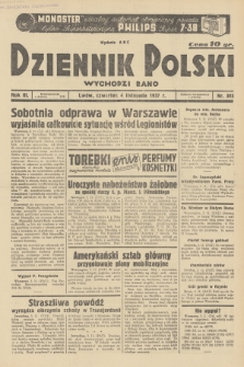Dziennik Polski : wychodzi rano. R.3, 1937, nr 303