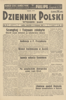 Dziennik Polski : wychodzi rano. R.3, 1937, nr 310
