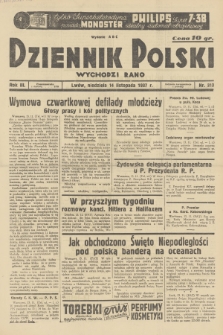 Dziennik Polski : wychodzi rano. R.3, 1937, nr 313