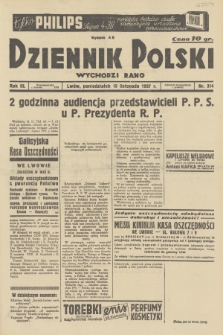Dziennik Polski : wychodzi rano. R.3, 1937, nr 314