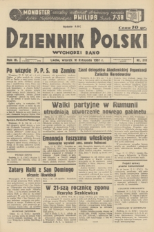 Dziennik Polski : wychodzi rano. R.3, 1937, nr 315