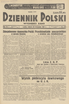 Dziennik Polski : wychodzi rano. R.3, 1937, nr 319