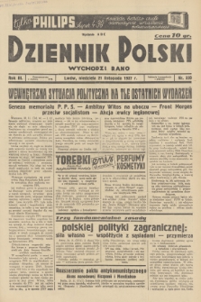 Dziennik Polski : wychodzi rano. R.3, 1937, nr 320