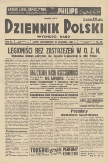 Dziennik Polski : wychodzi rano. R.3, 1937, nr 321