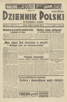 Dziennik Polski : wychodzi rano. R.3, 1937, nr 337