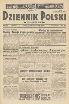 Dziennik Polski : wychodzi rano. R.3, 1937, nr 346