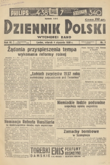 Dziennik Polski : wychodzi rano. R.4, 1938, nr 3