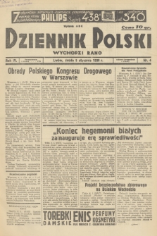 Dziennik Polski : wychodzi rano. R.4, 1938, nr 4
