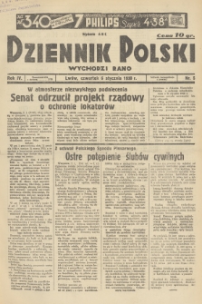Dziennik Polski : wychodzi rano. R.4, 1938, nr 5