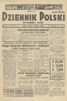 Dziennik Polski : wychodzi rano. R.4, 1938, nr 6