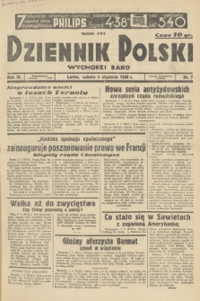 Dziennik Polski : wychodzi rano. R.4, 1938, nr 7