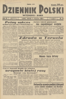 Dziennik Polski : wychodzi rano. R.4, 1938, nr 10