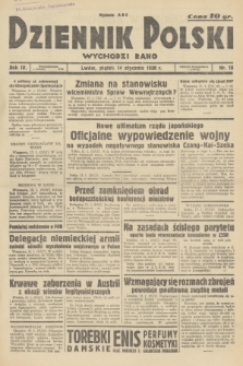 Dziennik Polski : wychodzi rano. R.4, 1938, nr 13