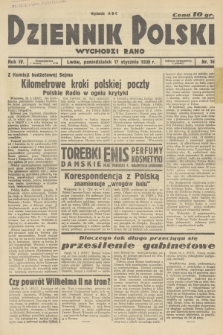 Dziennik Polski : wychodzi rano. R.4, 1938, nr 16