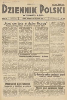 Dziennik Polski : wychodzi rano. R.4, 1938, nr 24