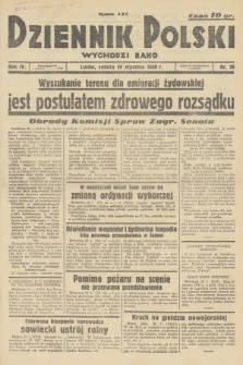 Dziennik Polski : wychodzi rano. R.4, 1938, nr 28