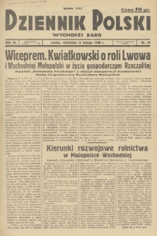 Dziennik Polski : wychodzi rano. R.4, 1938, nr 43