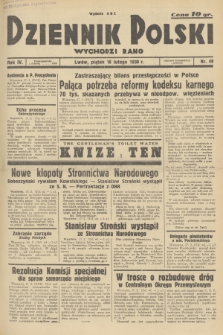 Dziennik Polski : wychodzi rano. R.4, 1938, nr 48