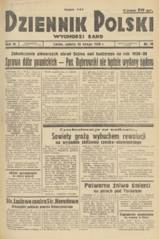 Dziennik Polski : wychodzi rano. R.4, 1938, nr 56