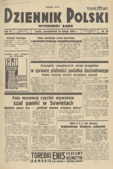 Dziennik Polski : wychodzi rano. R.4, 1938, nr 58