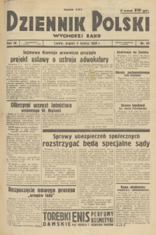 Dziennik Polski : wychodzi rano. R.4, 1938, nr 62