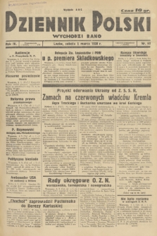 Dziennik Polski : wychodzi rano. R.4, 1938, nr 63