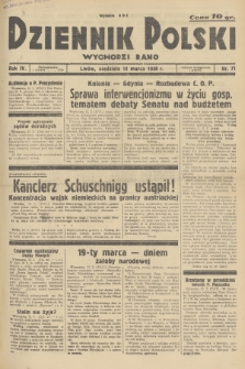 Dziennik Polski : wychodzi rano. R.4, 1938, nr 71