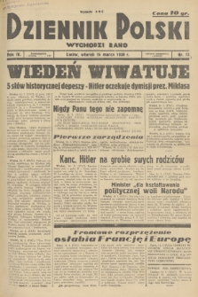 Dziennik Polski : wychodzi rano. R.4, 1938, nr 73