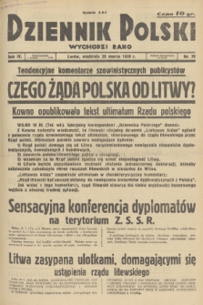 Dziennik Polski : wychodzi rano. R.4, 1938, nr 78