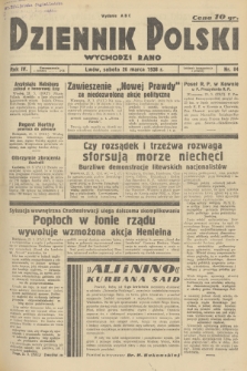 Dziennik Polski : wychodzi rano. R.4, 1938, nr 84