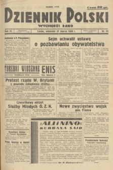 Dziennik Polski : wychodzi rano. R.4, 1938, nr 85