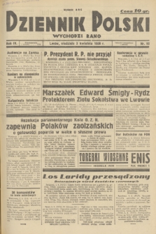 Dziennik Polski : wychodzi rano. R.4, 1938, nr 92