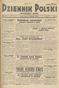 Dziennik Polski : wychodzi rano. R.4, 1938, nr 95