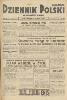 Dziennik Polski : wychodzi rano. R.4, 1938, nr 96