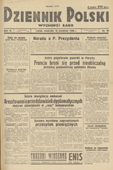 Dziennik Polski : wychodzi rano. R.4, 1938, nr 99