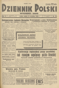 Dziennik Polski : wychodzi rano. R.4, 1938, nr 104