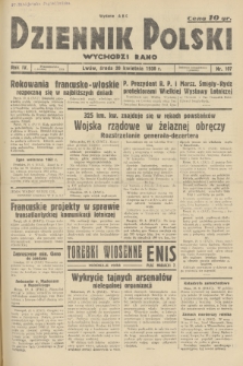 Dziennik Polski : wychodzi rano. R.4, 1938, nr 107